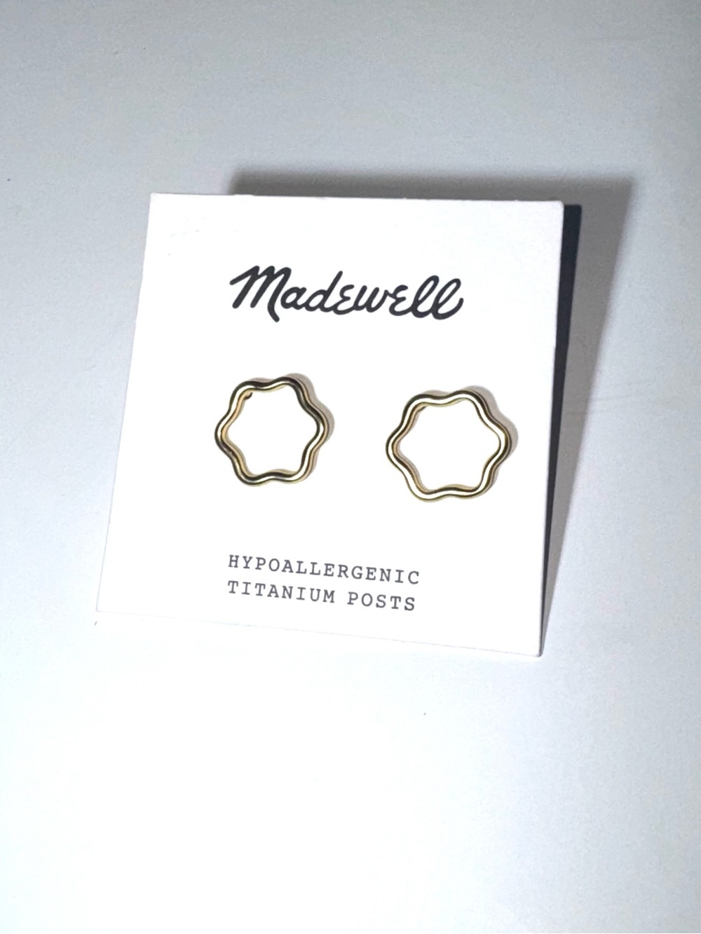Madewell Wobbly Circle Earrings
